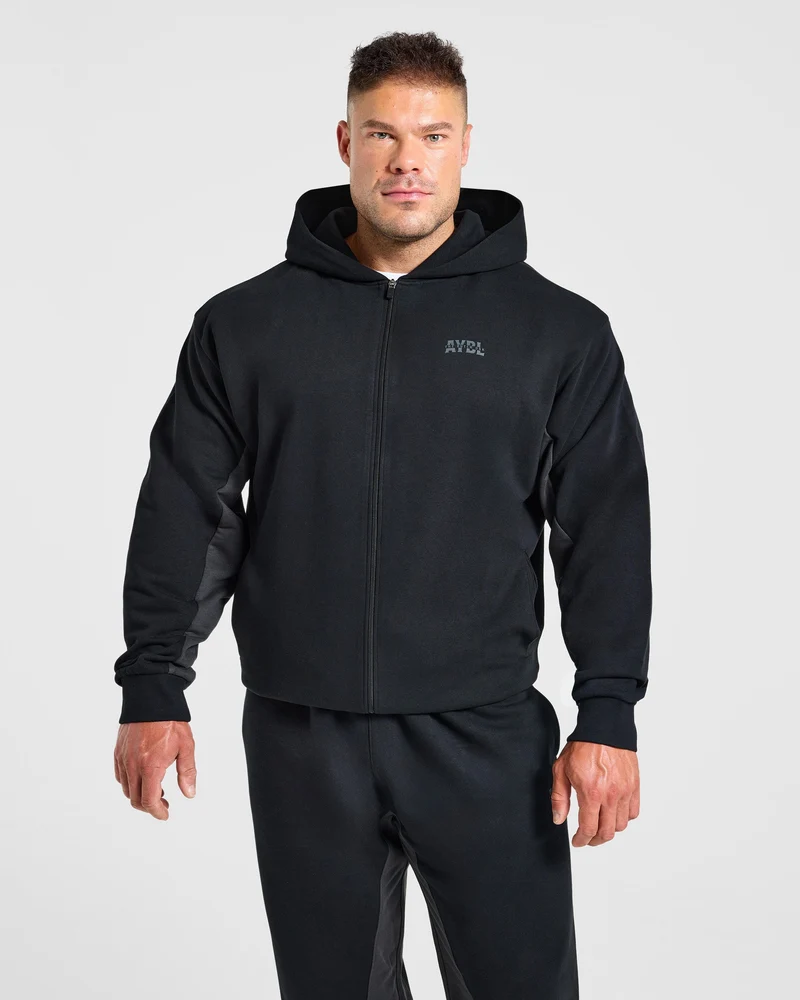 Wesley Vissers x Oversized Zip Up Hoodie - Noir