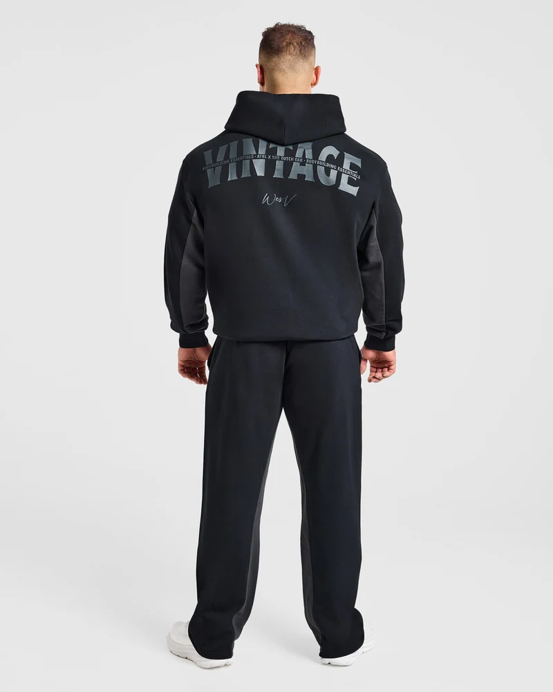 Wesley Vissers x Oversized Straight Leg Joggers - Noir