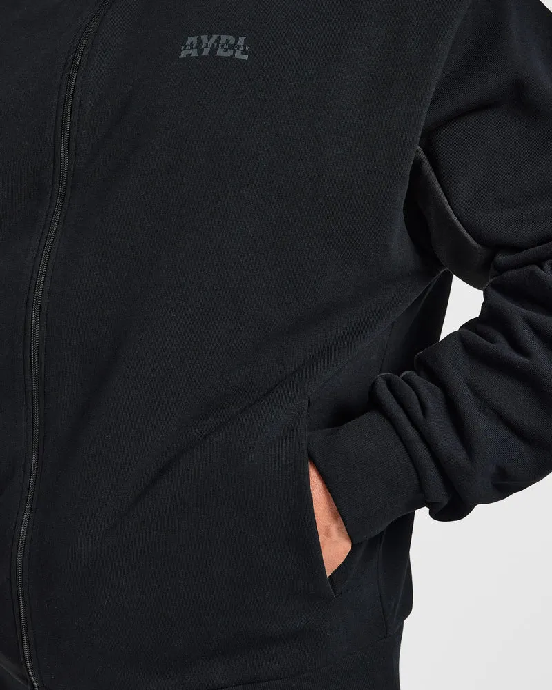Wesley Vissers x Oversized Zip Up Hoodie - Noir