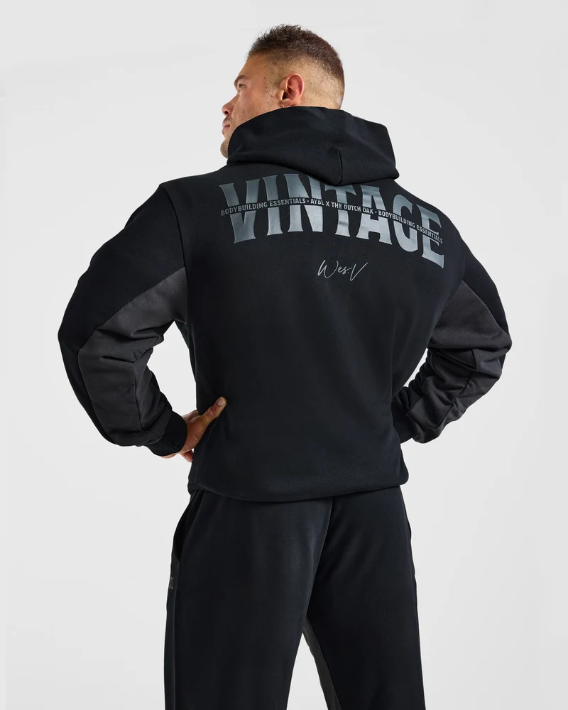 Wesley Vissers x Oversized Zip Up Hoodie - Noir