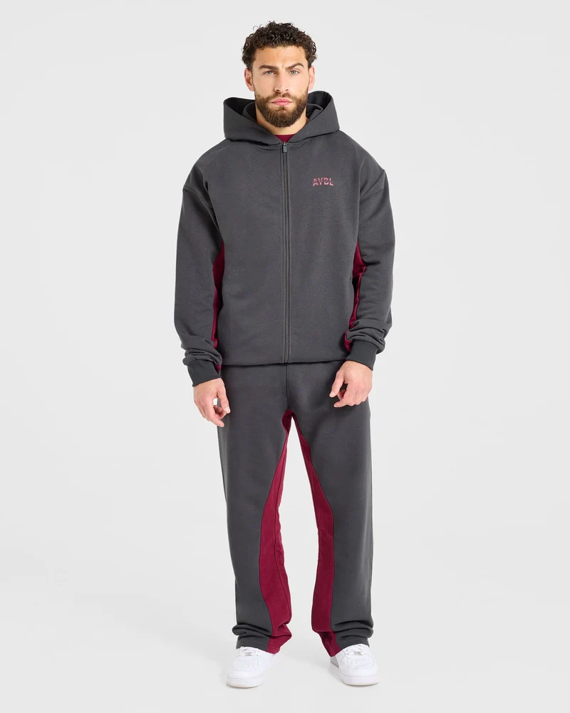 Wesley Vissers x Oversized Straight Leg Joggers - Charcoal