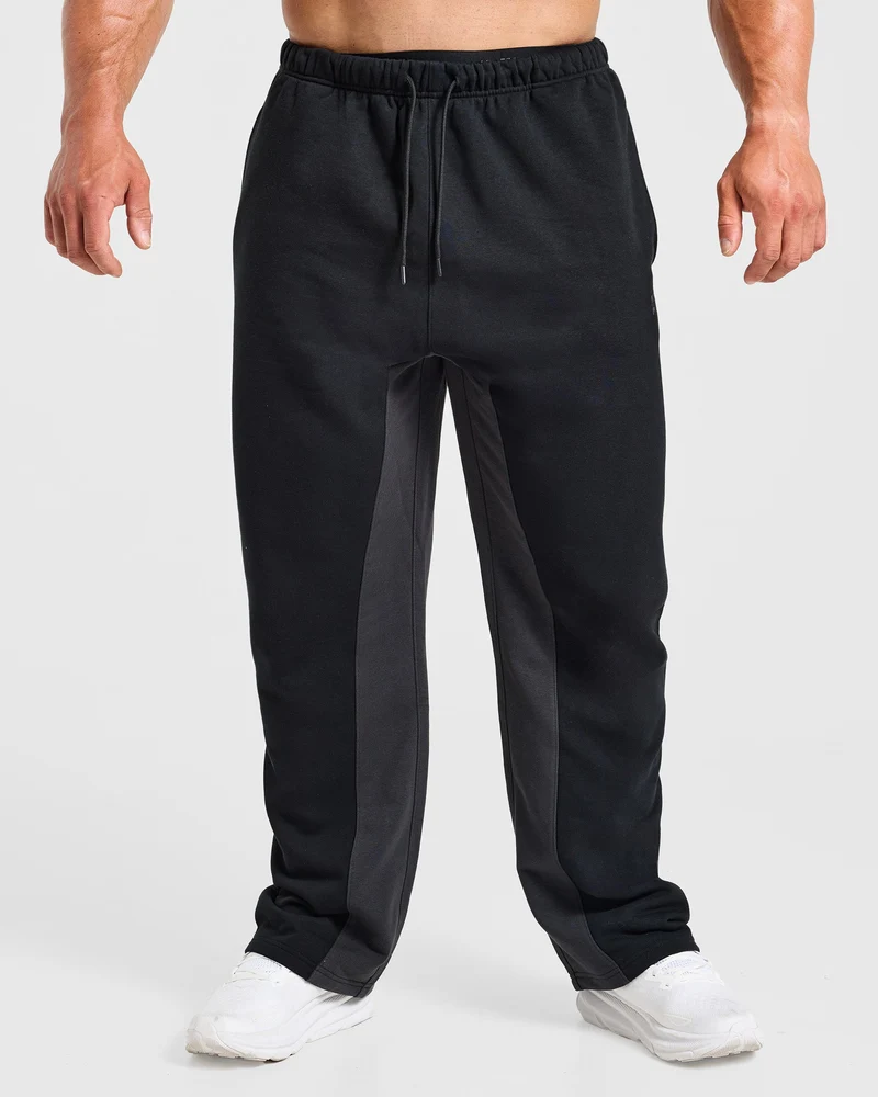 Wesley Vissers x Oversized Straight Leg Joggers - Noir