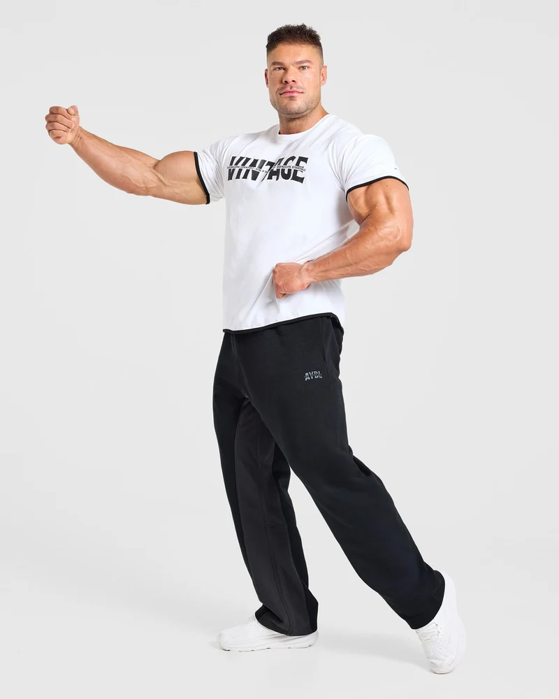Wesley Vissers x Oversized Straight Leg Joggers - Noir