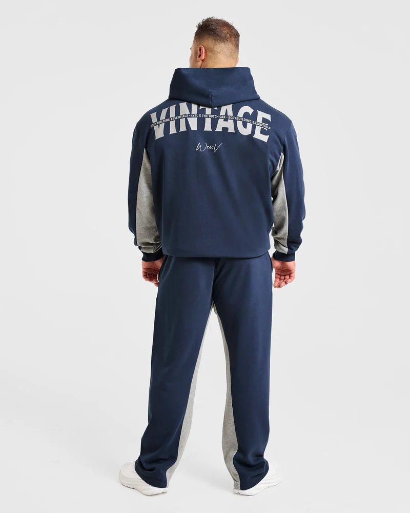Wesley Vissers x Oversized Straight Leg Joggers - Navy