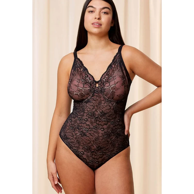 Body dentelle douce sans armature invisible sous vêtements Triumph