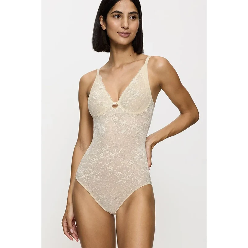Body dentelle extensible sans armatures confort élégant invisible Triumph