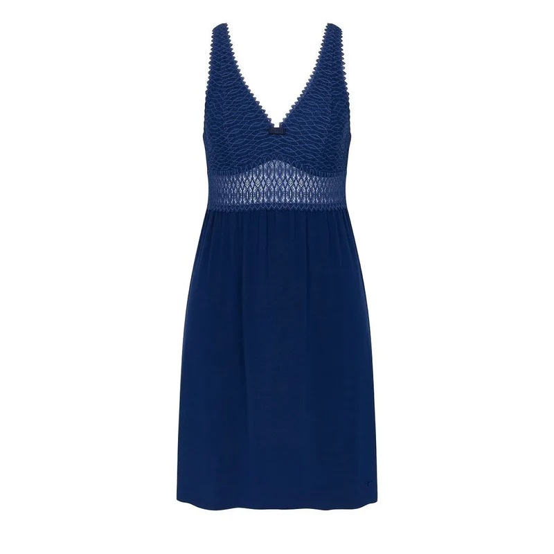 Chemise de nuit confortable Lenzing TENCEL réglable élégante femmes