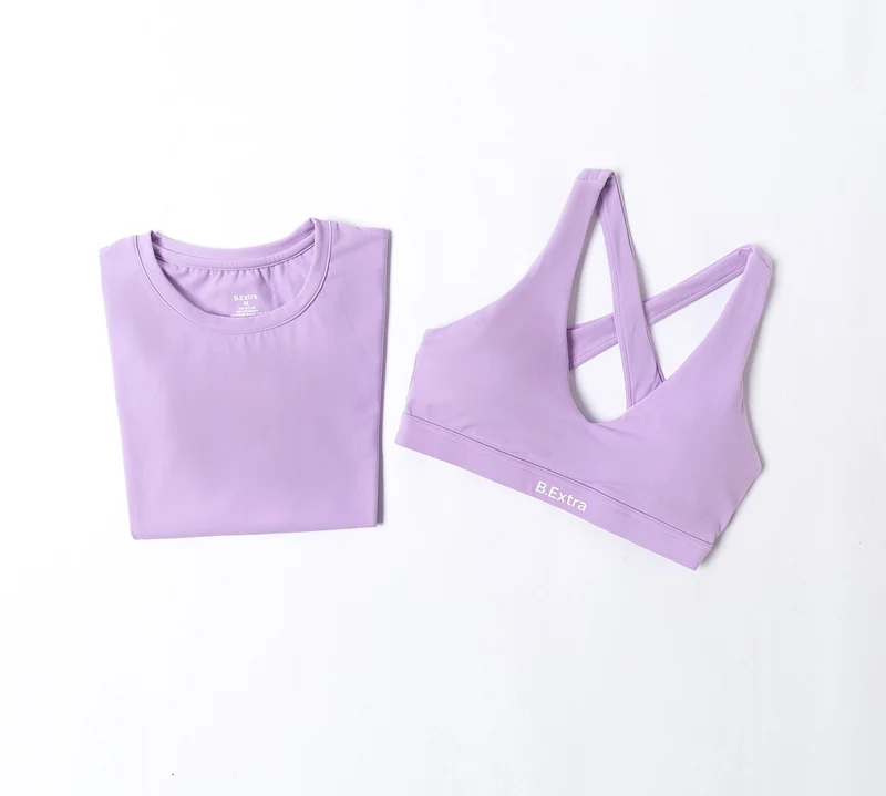 Noa Cropped Tee - Frosted Orchid