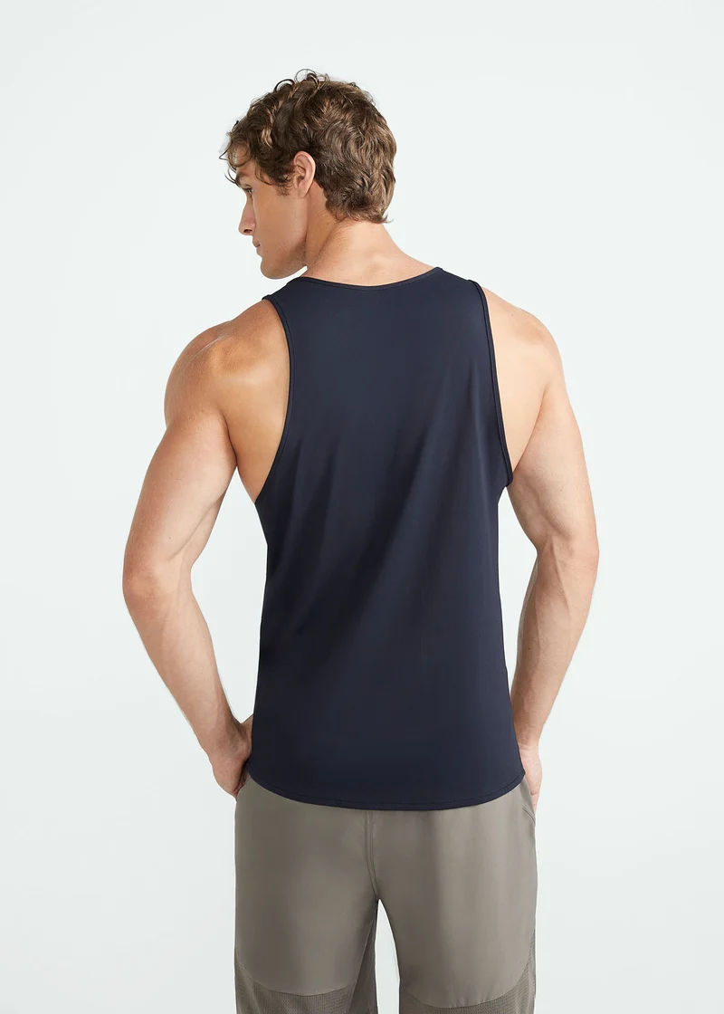 T-Shirt sem Manga Homem Thermodry