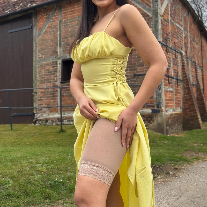 Lace Stay Cool Chub Rub Shorts - Blissful