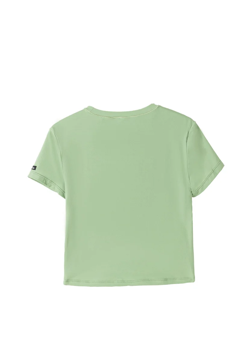 NAK-D Cropped Tee - Greenery