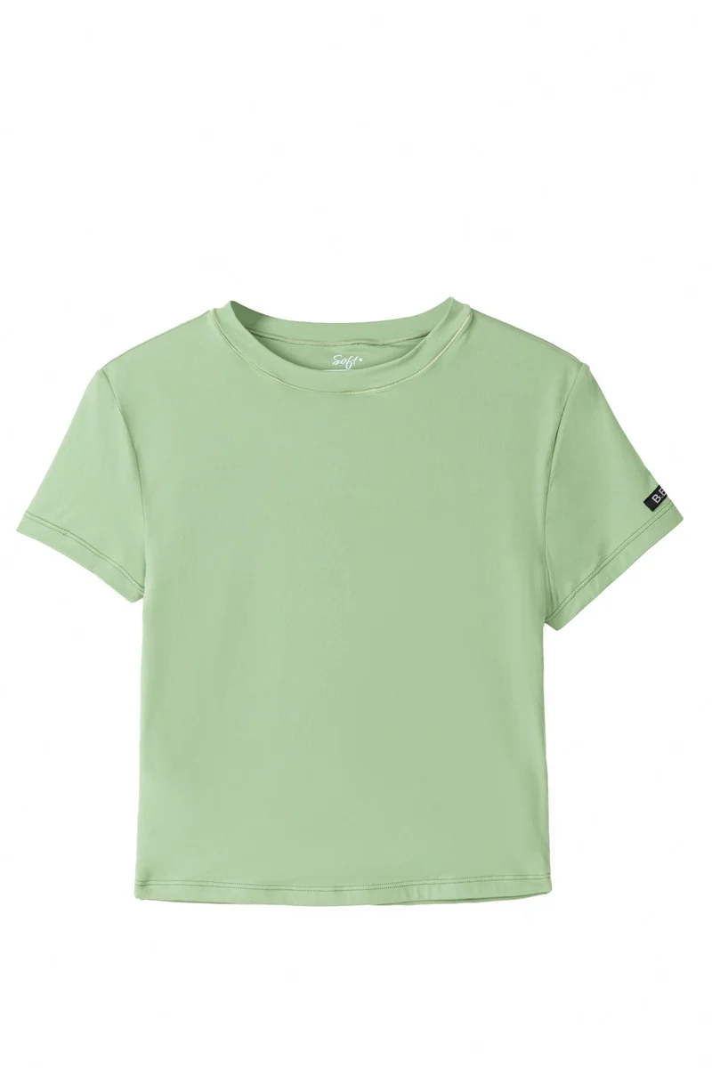 NAK-D Cropped Tee - Greenery