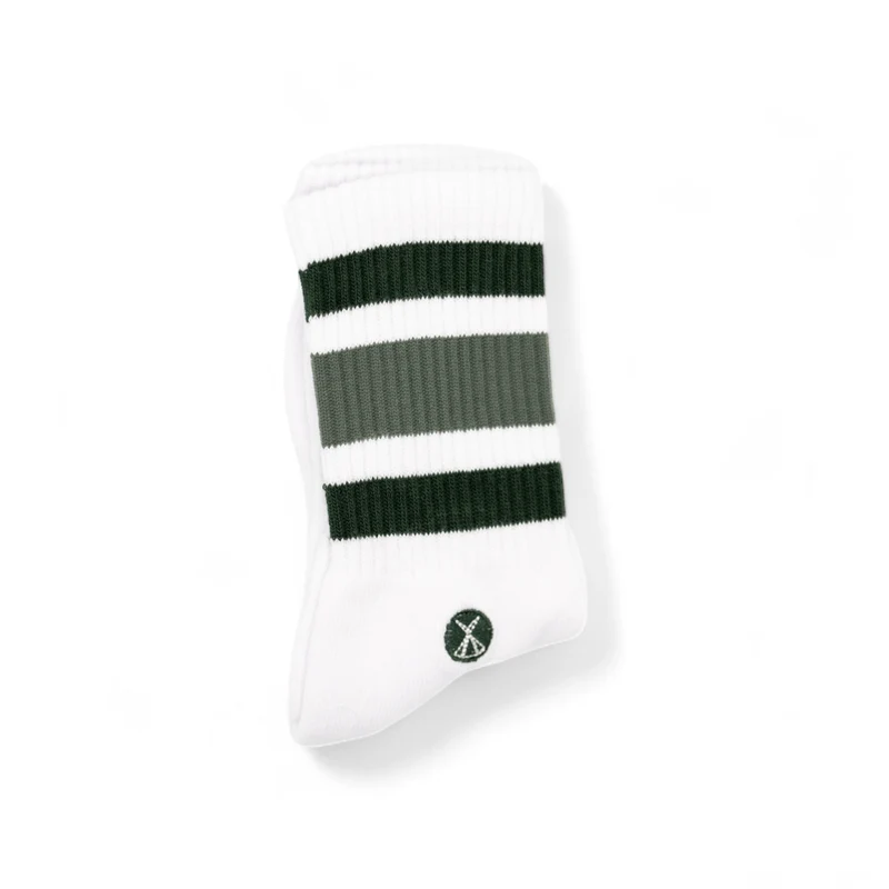 Classic Socks - Classic Striped Green
