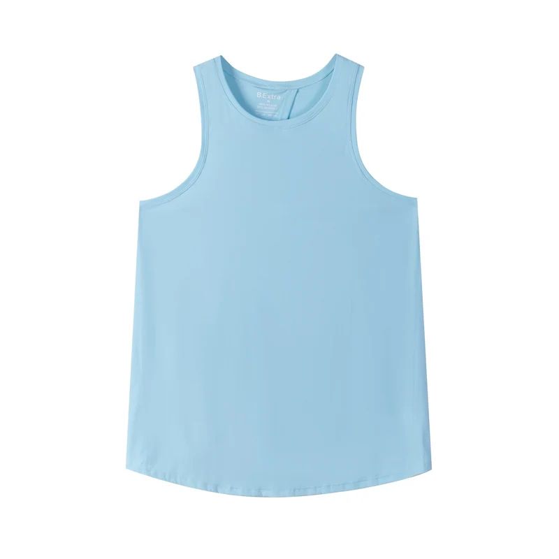 Open Back Tank Top - Airy Blue