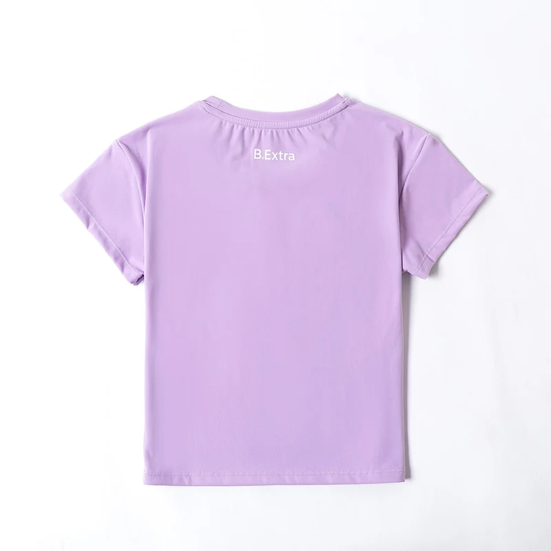 Noa Cropped Tee - Frosted Orchid