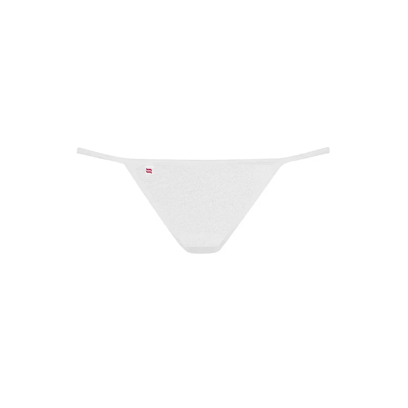 strings Luiza lingerie féminine transparente motif floral élastique élégante