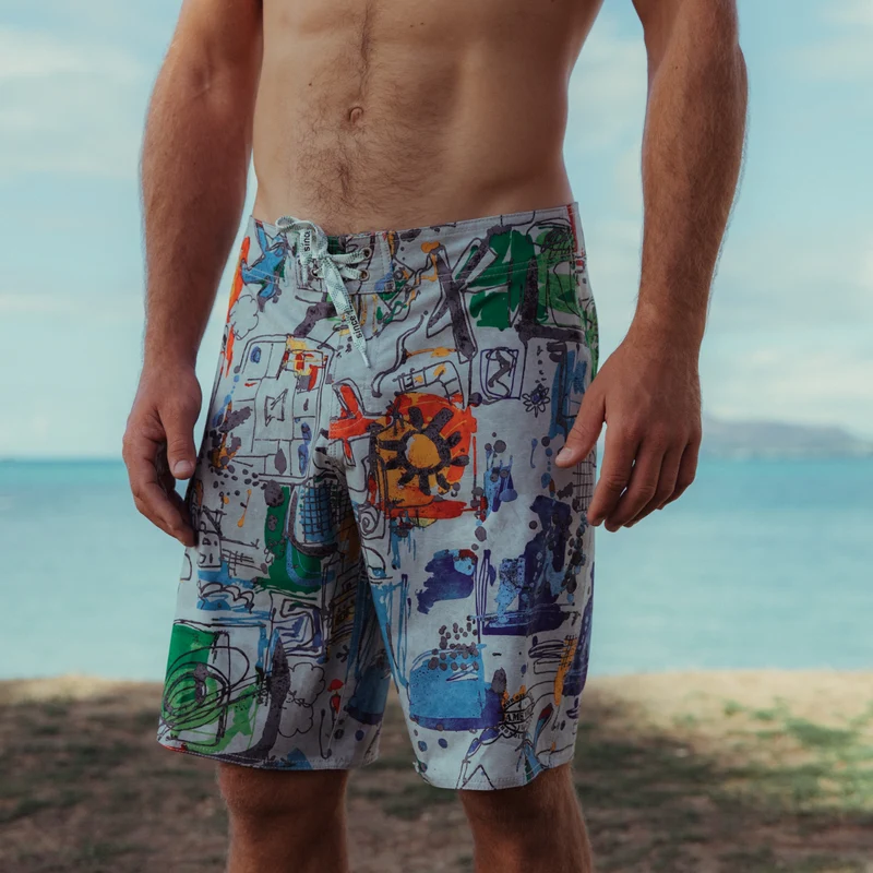 Boardshort Homme Classic Clash Gris