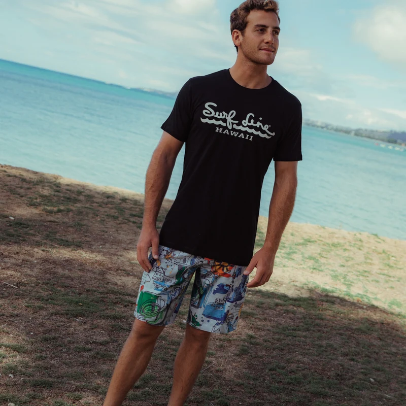 Boardshort Homme Classic Clash Gris