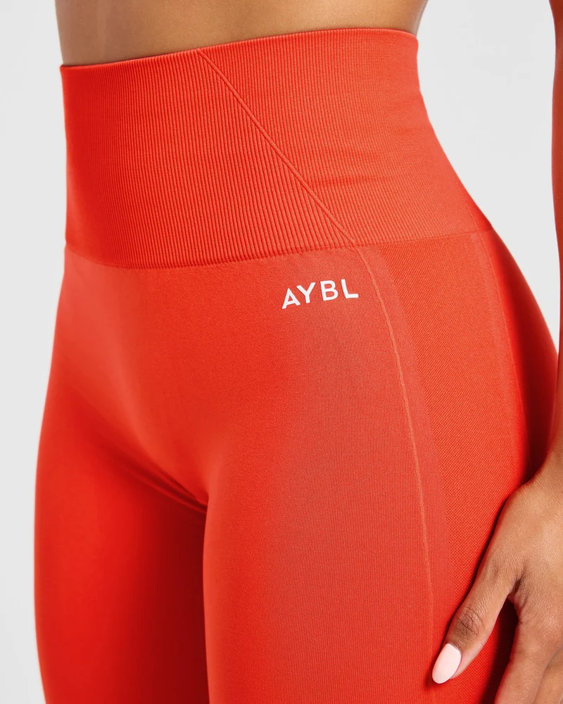 Empower Seamless Leggings - Hot Orange