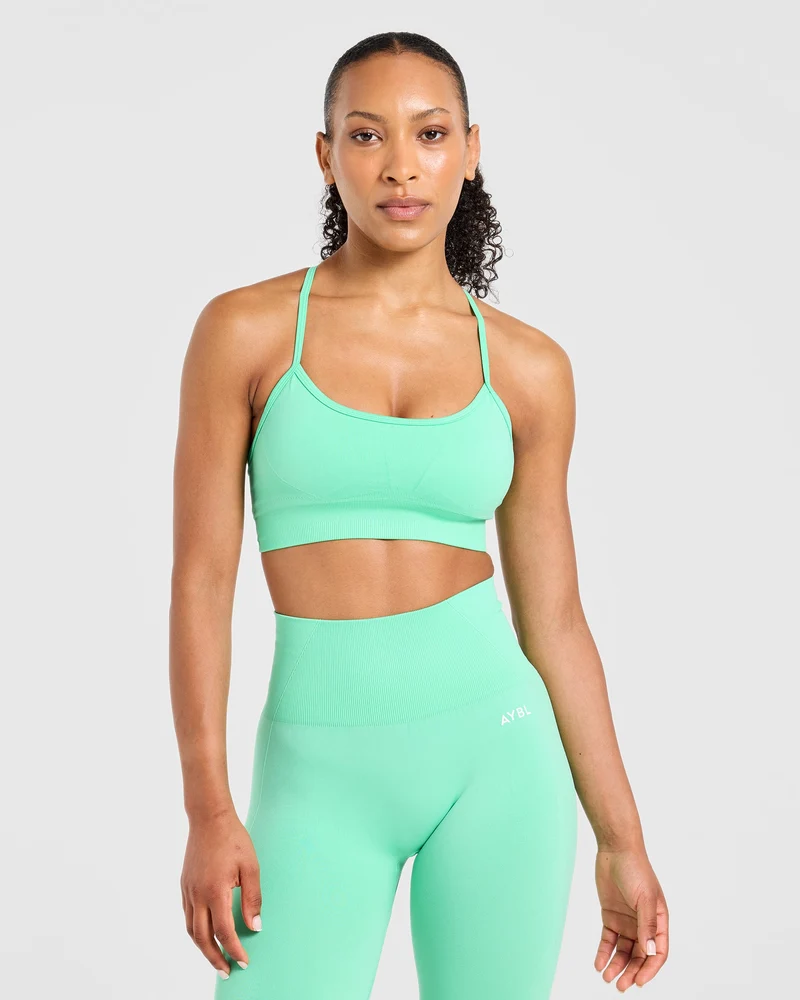 Empower Seamless Sports Bra - Spring Vert