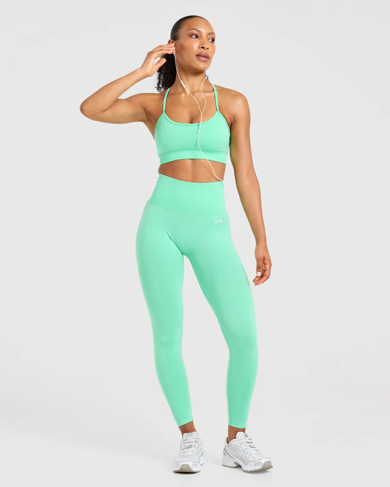 Empower Seamless Leggings - Spring Vert