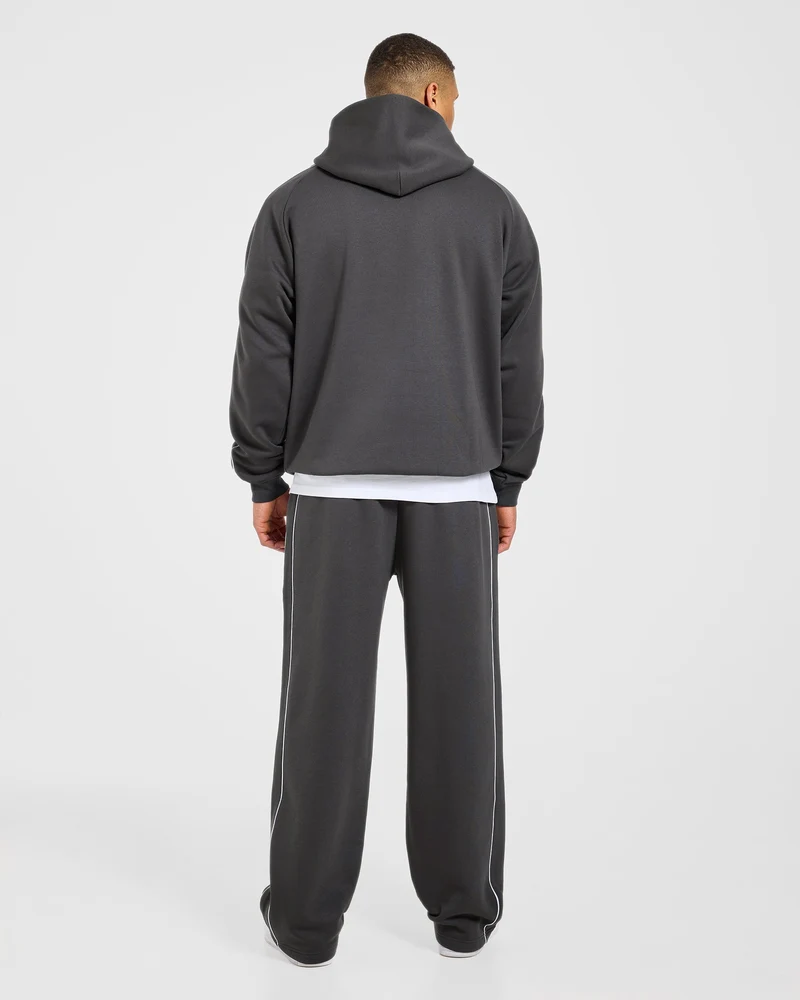 Restore Oversized Straight Leg Joggers - Charcoal