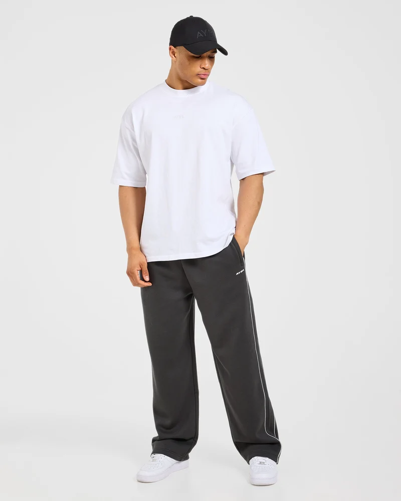 Restore Oversized Straight Leg Joggers - Charcoal