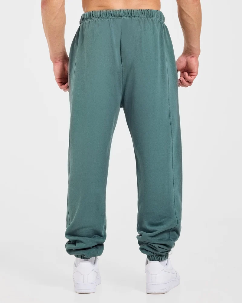 Lift Club Distressed Joggers - Washed Teal