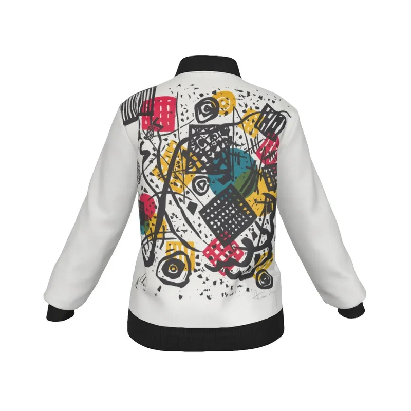 Small Worlds V Wassily Kandinsky Women's Bomber Jacket