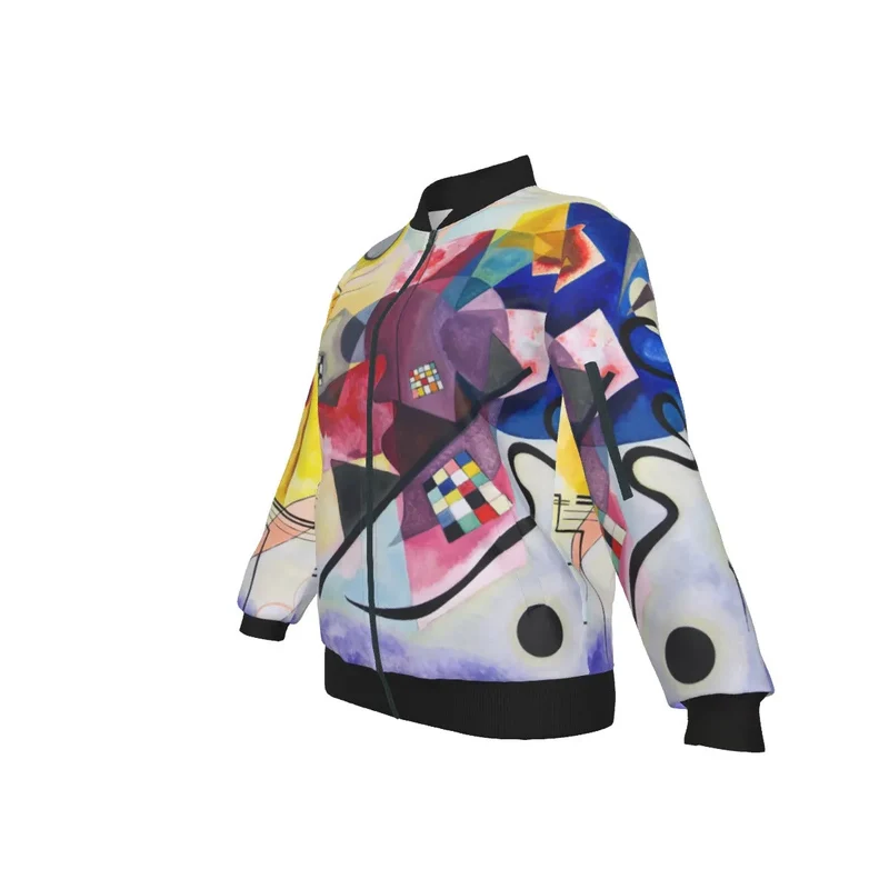 Yellow-Red-Blue Wassily Kandinsky Art Women's Bomber Jacket