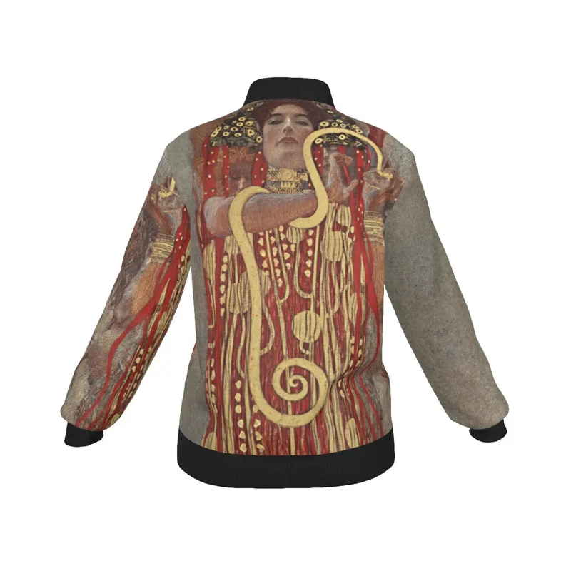Gustav Klimt's Hygieia Art Women's Bomber Jacket