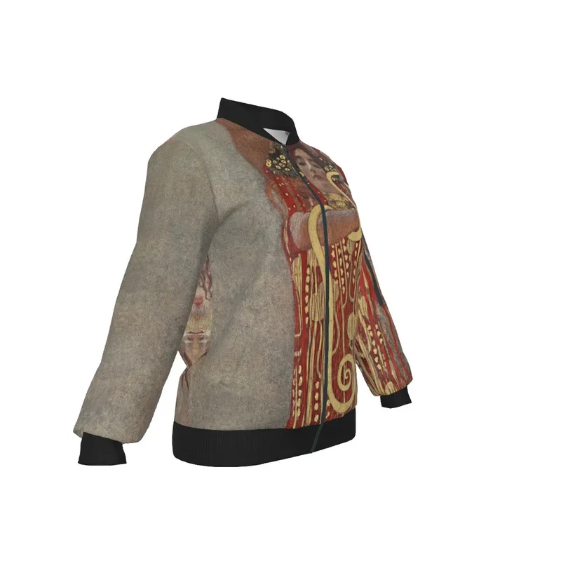 Gustav Klimt's Hygieia Art Women's Bomber Jacket