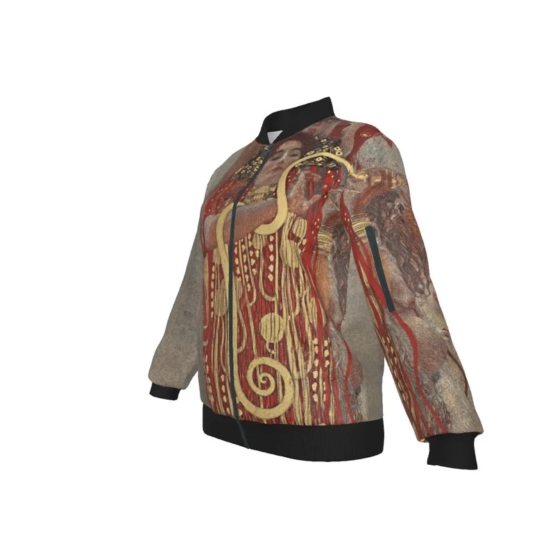 Gustav Klimt's Hygieia Art Women's Bomber Jacket