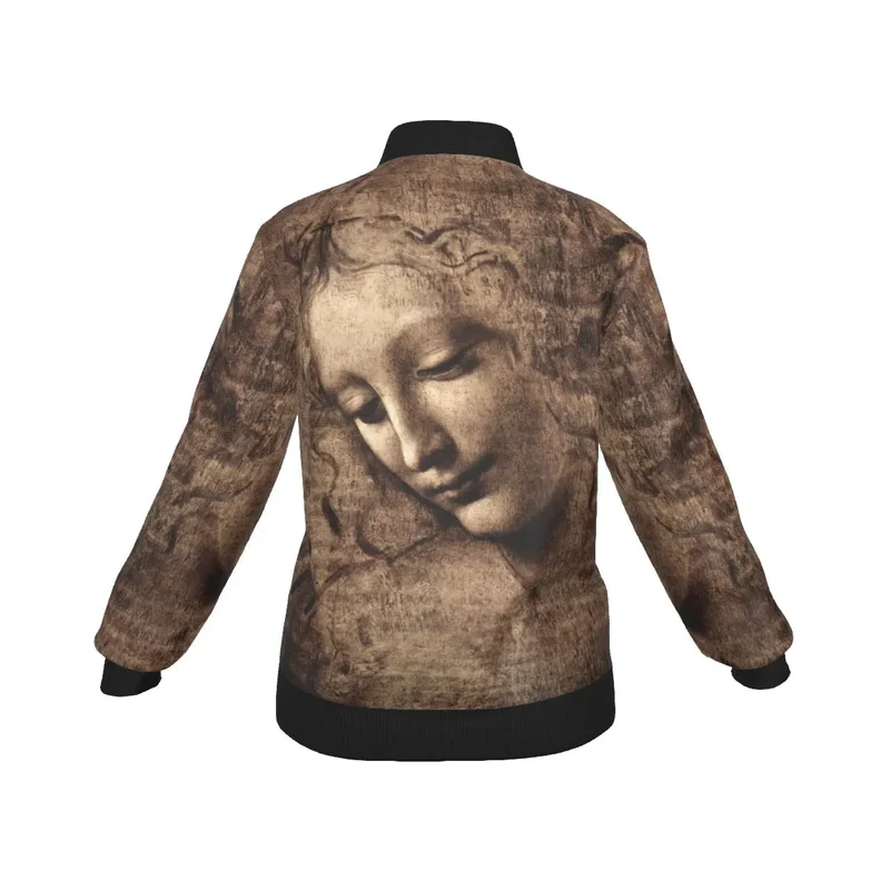 Leonardo da Vinci's La Scapigliata Women's Bomber Jacket
