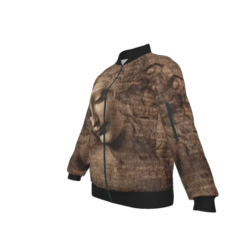 Leonardo da Vinci's La Scapigliata Women's Bomber Jacket