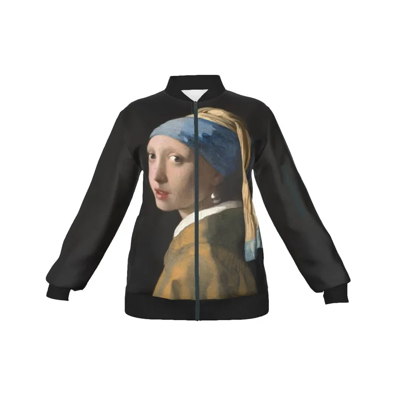 Girl with a Pearl Earring Johannes Vermeer Women's Jacket