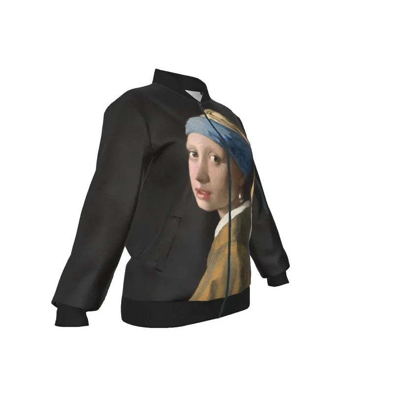 Girl with a Pearl Earring Johannes Vermeer Women's Jacket