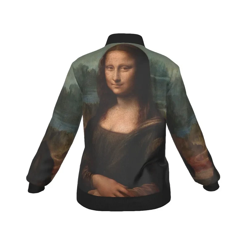 The Mona Lisa by Leonardo da Vinci Women's Bomber Jacket