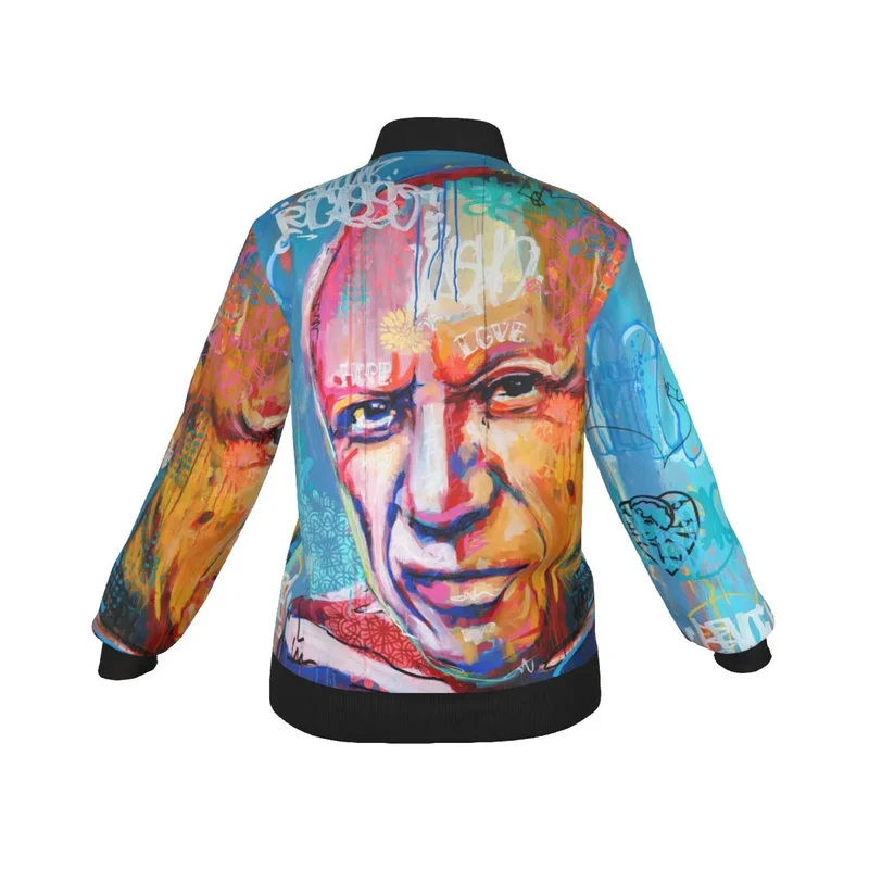 Pablo Piccaso Famous Pop Art Surrealism Women's Bomber Jacket