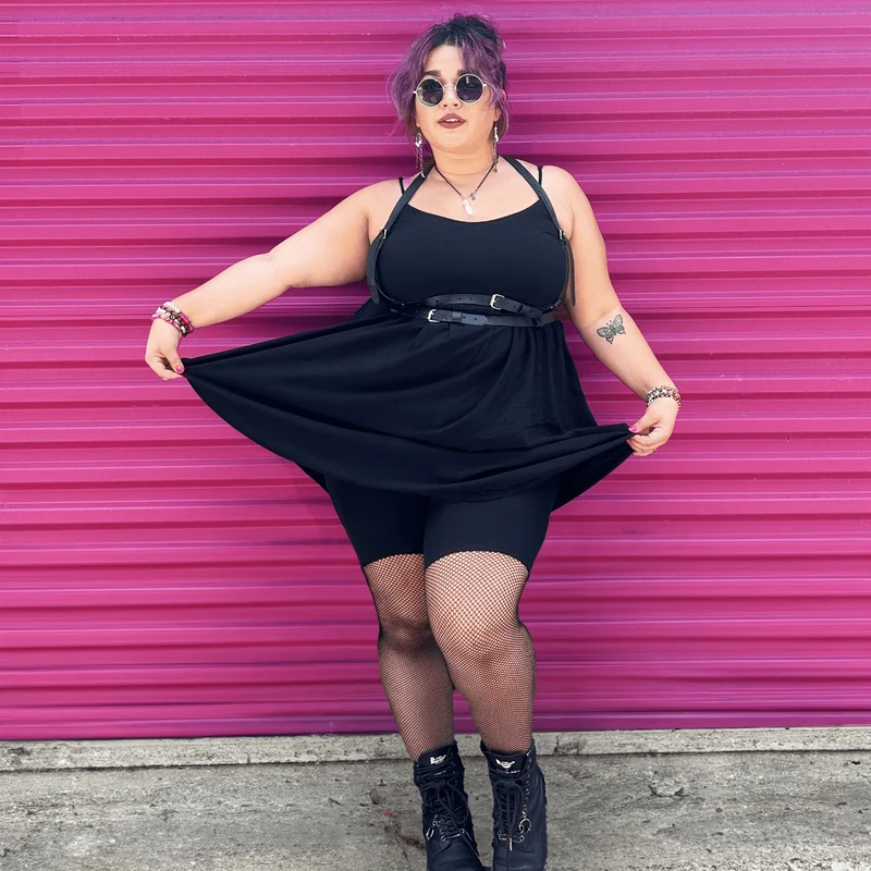 Thighs the Limit Fishnets - Black