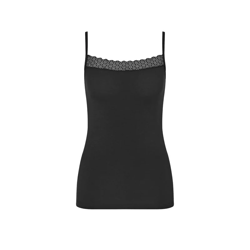 T-shirt spaghetti confort modal dentelle recyclée ajustable féminin Triumph