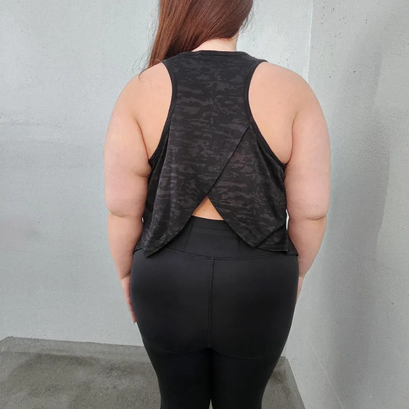 Wrap Back Vest - Black