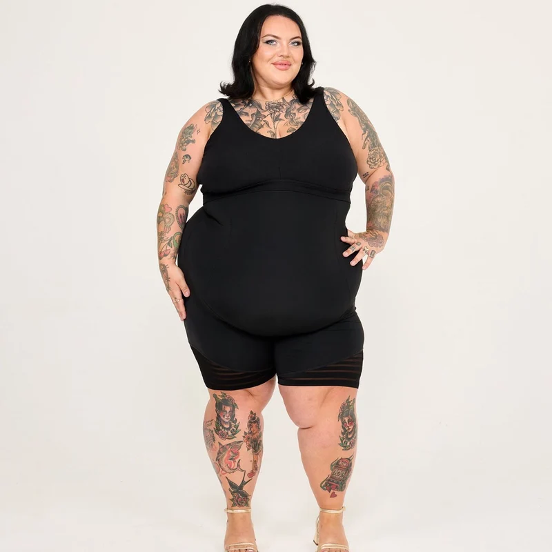 Smoothwear Super High Waist Shorts - Black