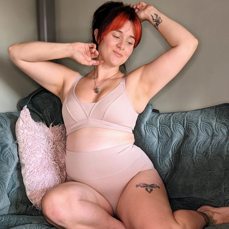 Everyday Ribbed Bra - Milk Bottle