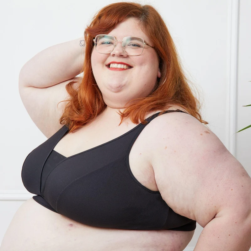 Everyday Ribbed Bra - Black