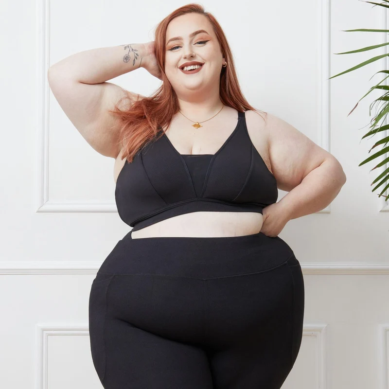 Everyday Ribbed Bra - Black