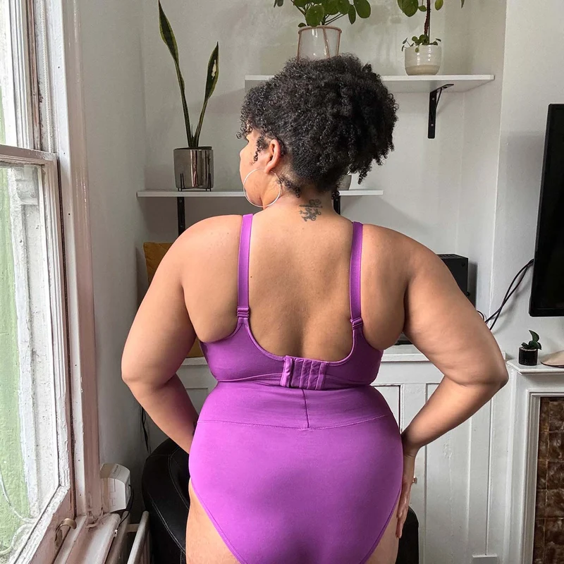 Comfort Cotton Bra - Grape Escape