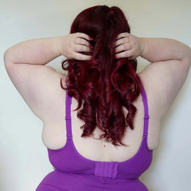 Comfort Cotton Bra - Grape Escape
