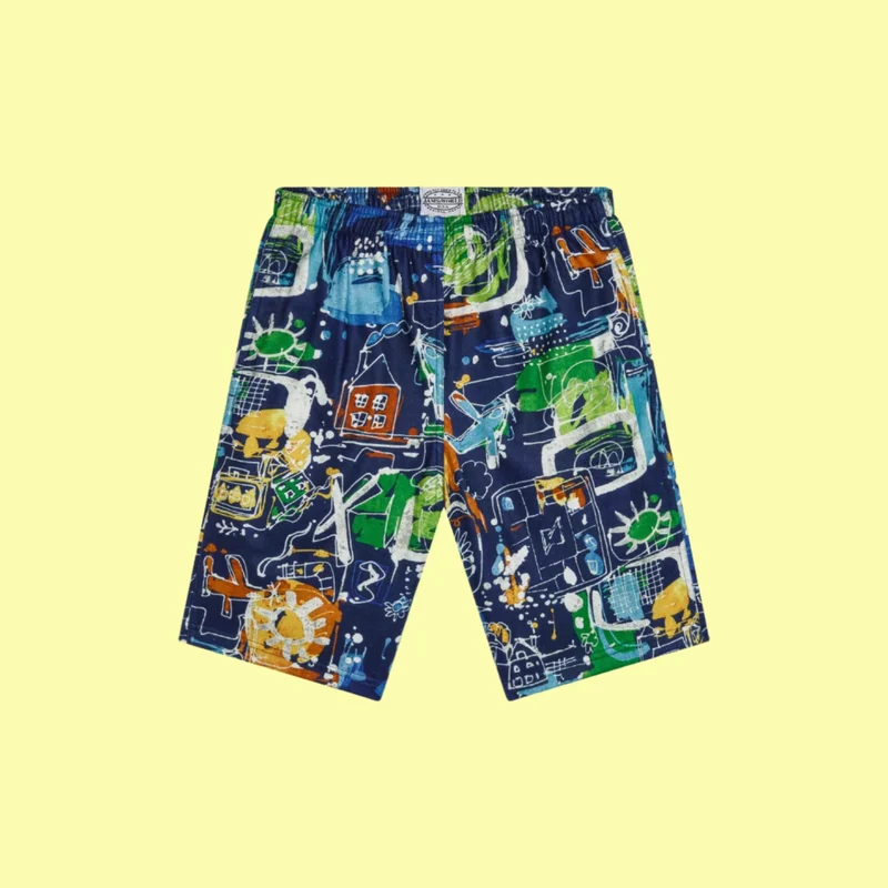 Short en polaire Super Jams pour homme - Clash Navy