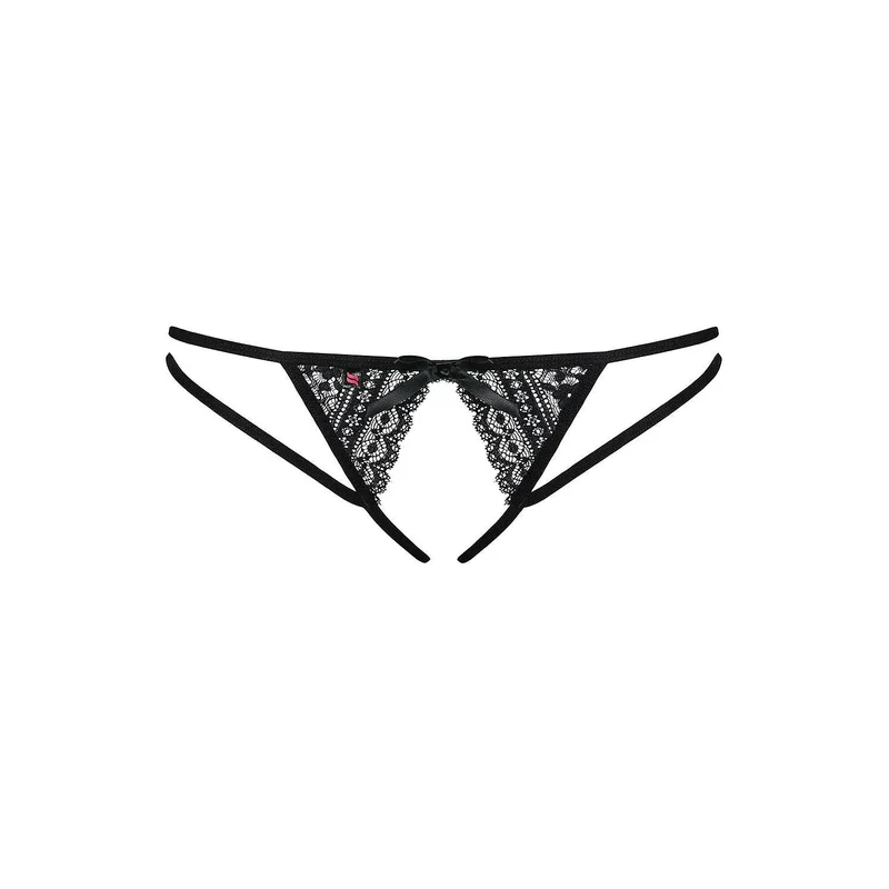 String dentelle provocateur ouvert Obsessive Picantina élastique L/XL S/M